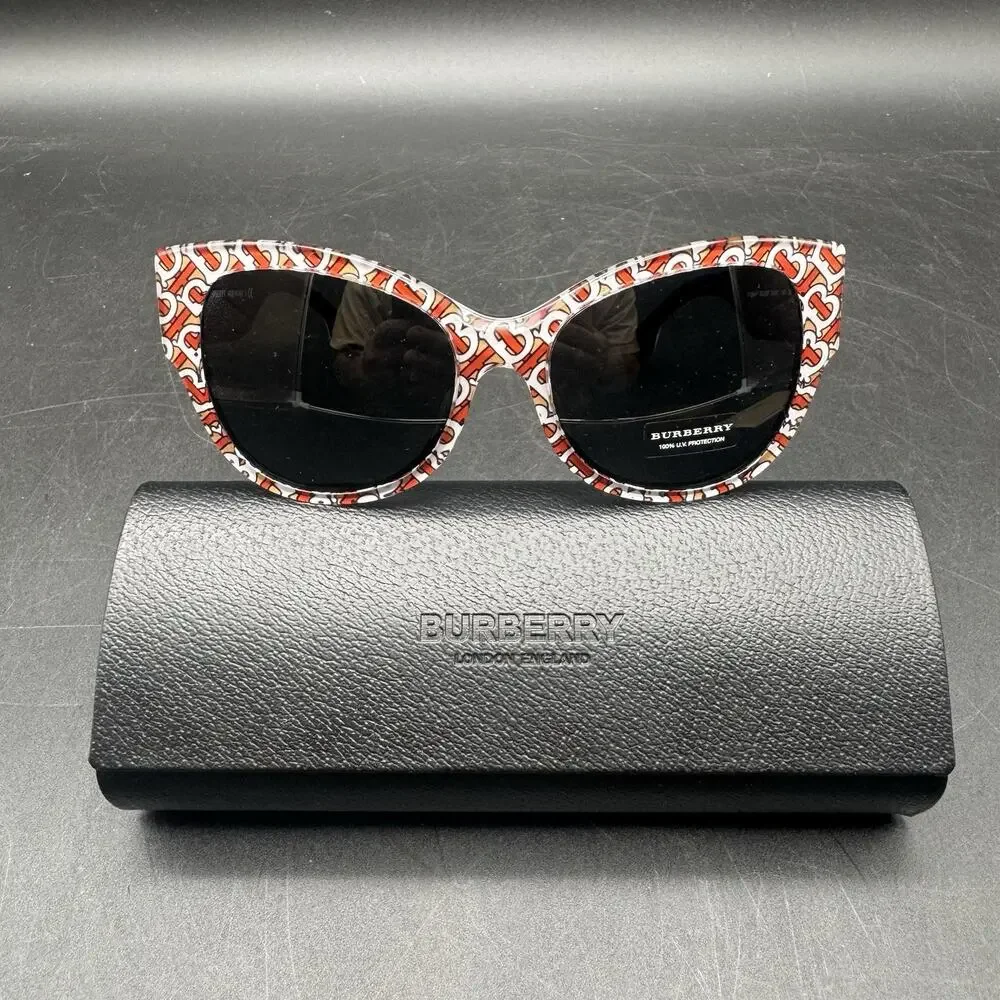 AUTHENTIC Burberry Large Cat Eye Retro Women’s Sunglasses BE4294F - Brand New